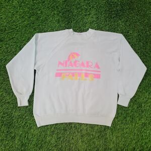 Vintage 90s Niagara Falls Sweatshirt Women Medium 21x21 Boxy